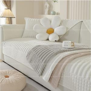 오라이프샵 모던 극세사 논슬립 쇼파패드 쇼파커버 매트