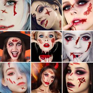 (20종세트) 할로윈 호러 타투 문신 스티커 헤나