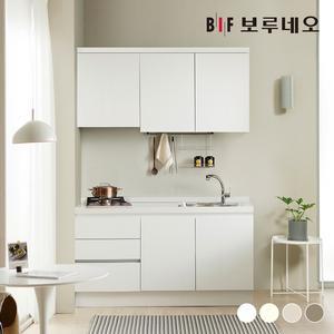 나비드 주방 싱크대 시공 일자형 1.5m E0 PET소재