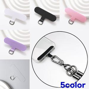 [기타]핸드폰 태그 홀더 스트랩 전기종 호환 스마트폰 키링 줄 손목 연결 도난방지 투명 고리