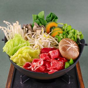 얼큰 샤브샤브 1.2kg 소고기 캠핑 밀키트 요리 홈파티 집들이