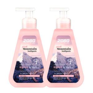 2080 히말라야 퓨어 솔트 펌프 치약 마일드민트 325g 2개