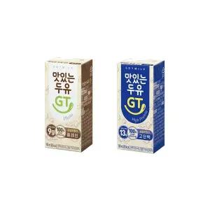맛있는 두유 GT 플레인 190ml x 24개 + 고단백 190ml x 24개