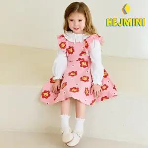 [헤이미니] 블루밍베어원피스