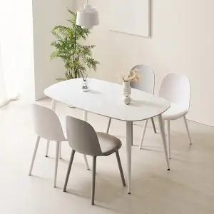 홈즈 디아 1600 세라믹 원형 식탁 의자 세트 HDP219