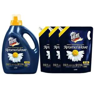 비트 아로마웨이브 용기(카모마일)_겸용, 3L, 1개 + 리필(카모마일)_겸용, 2L, 3개