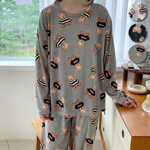 어나더뷰 허그곰 라운드 상하세트 파자마 3종 택1 1106