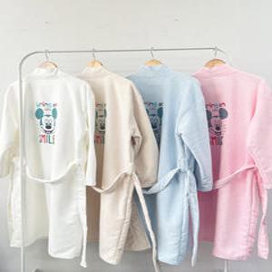 (무배)남여공용 커플 디즈니 미키 브로 라운지 웨어 샤워 가운 호캉스