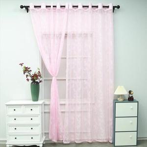[IXHINN0E_4B]핑크 레이스 커튼 차르르 창문 얇은 속커튼