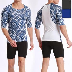 [BZI00M15_51]남자반팔레쉬가드요가복 래시가드 남성상의