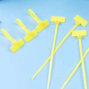 케이블타이 메모 마킹 이름표 전선 타이 100P 소 노랑 (WFGIKH3)
