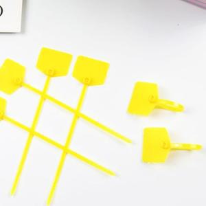전선정리 쫄대 묶음 메모 마킹 케이블 타이 100P 노랑 (WFGIKH9)