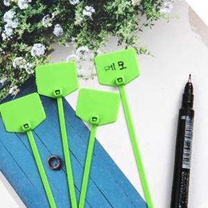 전선 케이블타이 태그 라벨링 타이 소형 100P 연두 (WFGILNR)