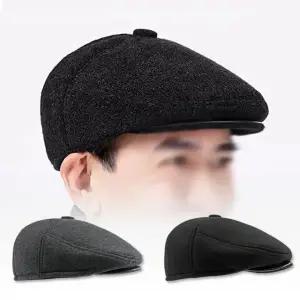 헌팅캡 어르신 빅사이즈 도리구찌 중년 남성 할아버지 귀달이 베레모 겨울 코디 탐정 모자