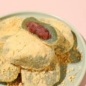 더바른떡 콩쑥개떡 1박스 찹쌀떡 떡 식사대용 간식