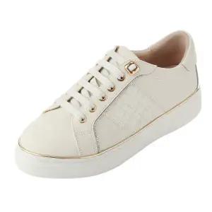 [롯데백화점]엘칸토 경량쿠션 체크패턴 핫픽스 스니커즈 LCWS08U513BD 아이보리