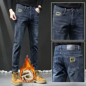 남성청바지 트렌디 아이템 일자핏 봄가을 기모 데님 캐시미어 심플핏 조거팬츠 힛템