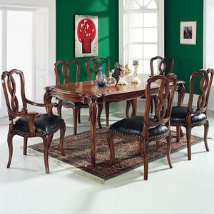 [더리체 엔틱가구] 프렌디 아이언 6인용 식탁세트