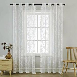 [BZI5264O_51AP]베란다 흰색 커튼 속커튼 긴레이스 창문