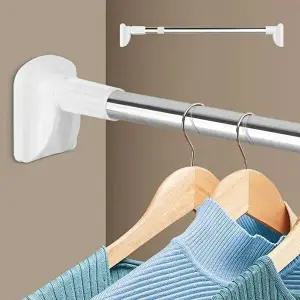 [셀러허브 패션][JHP0Q88V_51AP]큰발압축봉 옷걸이봉 80 창틀 고정설치