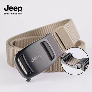 JEEP SPIRIT 자동버클 스포츠 벨트 캠핑바지 청바지용