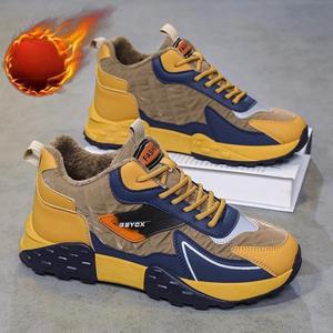 남성 가을 겨울 가죽 캐주얼 운동화 패션 통기 키높이 신발