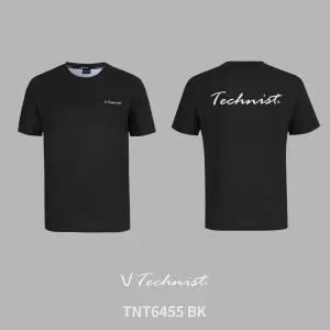 테크니스트 아울렛 TNT6455 BK 남녀공용 경기복 반팔티셔츠 배드민턴 탁구 스쿼시 스포츠 (TNT6455 BK)