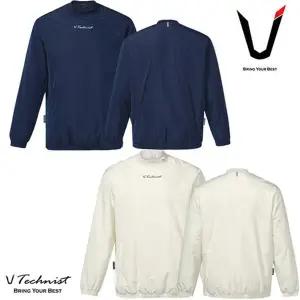 테크니스트 아울렛 23TJ-V76/V77 패딩 피스테 네이비 크림 긴팔티 배드민턴 상의 남성 여성 바람막이 (23TJ