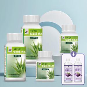 상쾌통쾌 알로에센스정 2종B(720정x2병+240정x2병) + 푸룬유산균1Lx2병덤