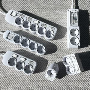 미드유 국산 안전 접지 멀티탭  개별 절전 과부하차단 멀티 콘센트 2구 3구 4구 5구 6구