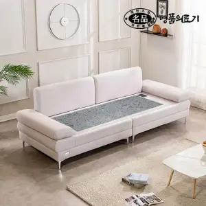 [명품의료기] 건강한 온열소파 빅토리아SF 패브릭 그린칠보석 돌소파