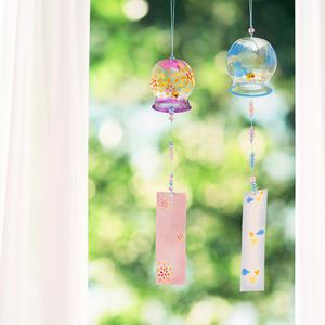[문구티쳐] 민화샵 KC인증 후우링 만들기 DIY 일본유리문종 풍경소리 썬캐쳐 나비장식 후우링 풍경만들기