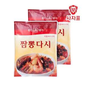 사자표중찬명가 짬뽕다시 500g x 2개
