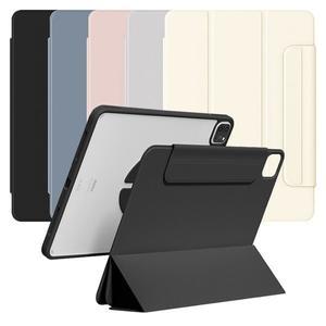 [태블리스]아이패드 10 11세대 (A16) 분리형 마그네틱 커버 세로거치 투명 케이스 IT-28