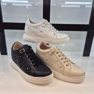 엘칸토 HC11 소가죽 여성화 초경량 6cm 키높이 스니커즈  S7E9U5A13B