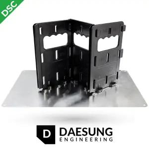 대성 배달통 자석 파티션 일자형 칸막이 ㄱ자1세트+GI바닥판 40x24cm 국산 세트 상품