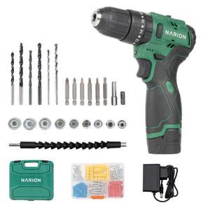 나리온 12V 전동드릴 기본세트 NJ120 충전 드릴 가정용 드라이버