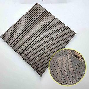 다크브라운 심플데크타일 우드st 조립식 바닥재