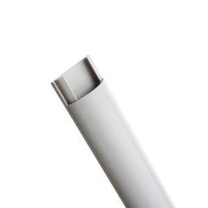 전선몰딩 선트렌정리 바닥몰드 케이블 반달 회색 소 1입