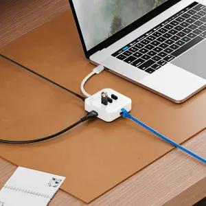 아이노트 CH60P 6in1 C타입 이더넷 랜포트 4K 60Hz 미니 멀티허브