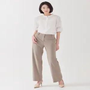 핏센 세미와이드 스판 밴딩 슬랙스 LOFPP302_BE