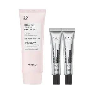 아트델리 톤업 선크림 50ml + 쟈스 기미크림 15ml x2