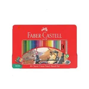 파버카스텔 틴 일반색연필 60색