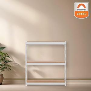 [스피드랙] 튼튼한 철제선반 70x50x90  3단 베란다 캠핑용품 앵글렉