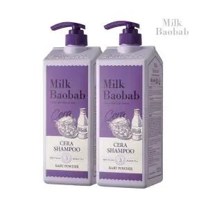 밀크바오밥 세라 샴푸 베이비파우더 1200ml 2개 MilkBaobab