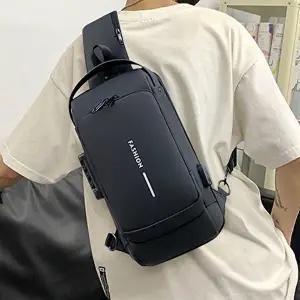 캐주얼 슬링백 팩세이프 도난방지 멀티 포켓 여행가방-WFGVKK9