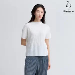 로렌 투 티어드 플리츠 티셔츠_EPTSM325014