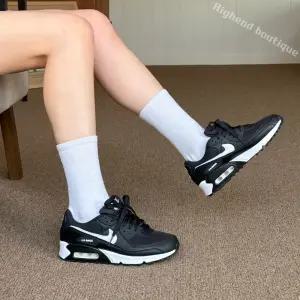 에어맥스 90 블랙 화이트 키높이 발편한 운동화 런닝화