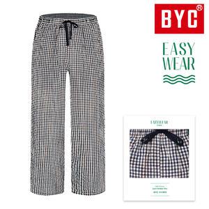 [BYC] ULB6002 이지체크팬츠 남녀공용파자마잠옷바지_네이비