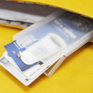 고품질 투명 명함집 교통카드케이스 명함케이스 명함홀더 휴 명함보관 (WFHUKG3)